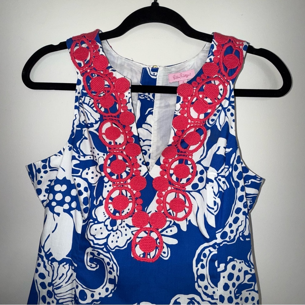 Lilly Pulitzer Augusta Dress – Quahog Chowdah Print, Size 6 - Picture 11 of 16
